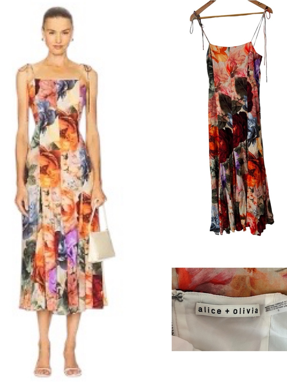 Alice + Olivia Jeanette Floral Dress
